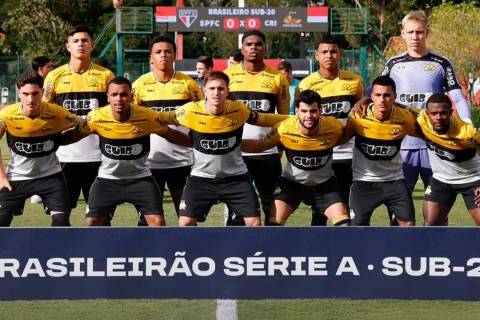 Criciúma é derrotado pelo São Paulo e entra na zona de rebaixamento do Brasileiro Sub-20