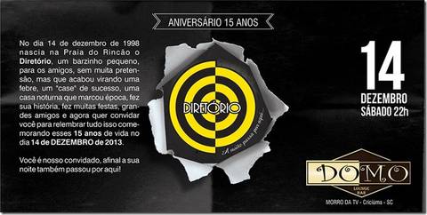 Diretório - Festa de 15 anos