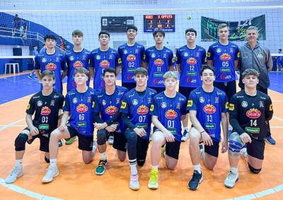 Times feminino e masculino do Vôlei Apav conquistam vagas na etapa estadual da Olesc