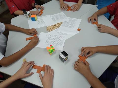 Gincana encerra atividades dos Clubes de Matemática das escolas municipais de Criciúma