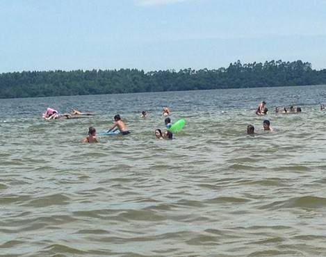 Lagoas são alternativas de lazer no verão