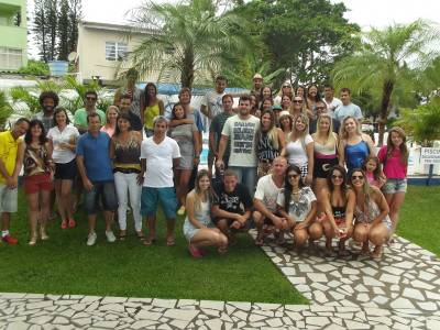 Diretores e Colaboradores das Lojas Recanto Bike em festa