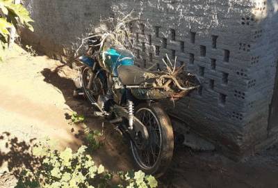 Motociclista fica ferido após queda na SC-285 em Turvo