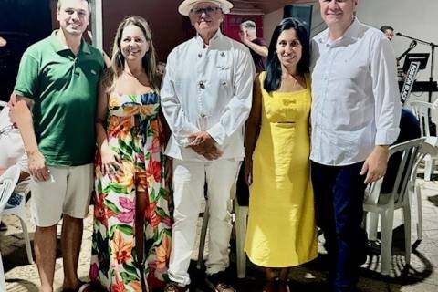 Diretoria da Cancha Ângelo Bortolotto em Festa