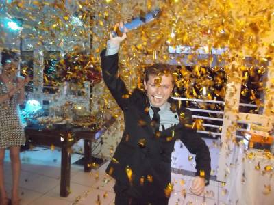 Formatura de  Filipe Marcelino Godinho em Engenharia Civil pela UNESC