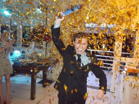 Formatura de  Filipe Marcelino Godinho em Engenharia Civil pela UNESC
