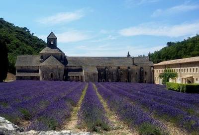 Enfim, a vez de Abadia de Notre-Dame Senanque e Gordes