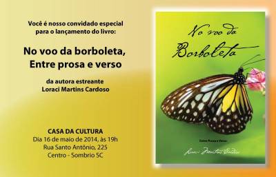 Casa da Cultura de Sombrio recebe lançamento de livro