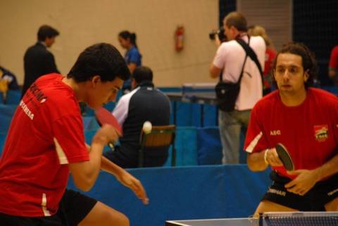 Dupla do tênis de mesa é bronze