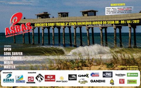 Asbas prepara Surf Treino Beneficente para próximo fim de semana