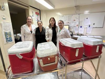 Ajuda ao RS: Governo do Estado envia mais 100 bolsas de sangue nesta segunda-feira