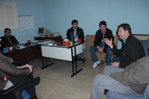 Murialdo Gastaldon visita grupo de escoteiros
