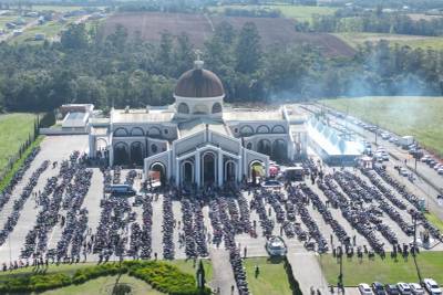 Mais de 6 mil pessoas participam da Romaria dos Motociclistas em Içara; veja fotos