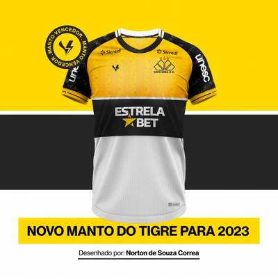 Definido o novo uniforme principal do Criciúma para a temporada 2023
