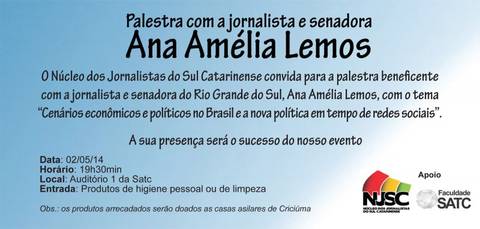 Palestra Senadora Ana Amélia Lemos