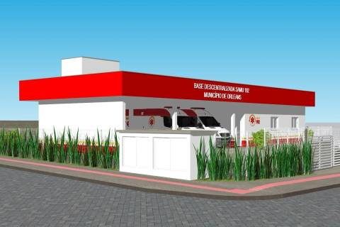Obra para construção da base descentralizada do Samu inicia em Orleans