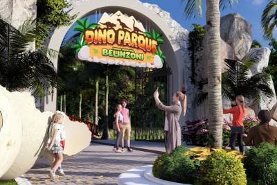 Parque com T-Rex de dez metros e dinossauros animatrônicos será inaugurado neste sábado em Araranguá