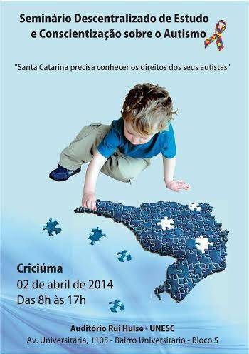 Região Carbonífera recebe seminário sobre autismo