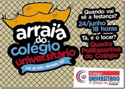 Colégio Universitário promove Festa Junina