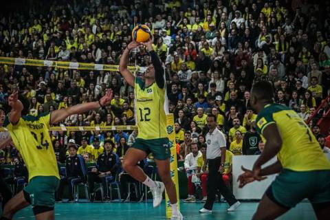Seleção Brasileira de Vôlei fará amistoso em Criciúma nesta segunda-feira