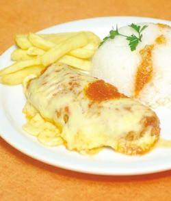 Filé de Frango à  Parmigiana