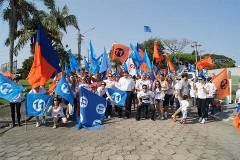 Bandeiraço do PP mobiliza Nova Veneza