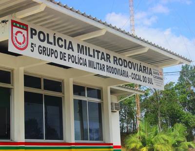 PMRv de Cocal do Sul faz ações de conscientização no trânsito em escolas e empresas
