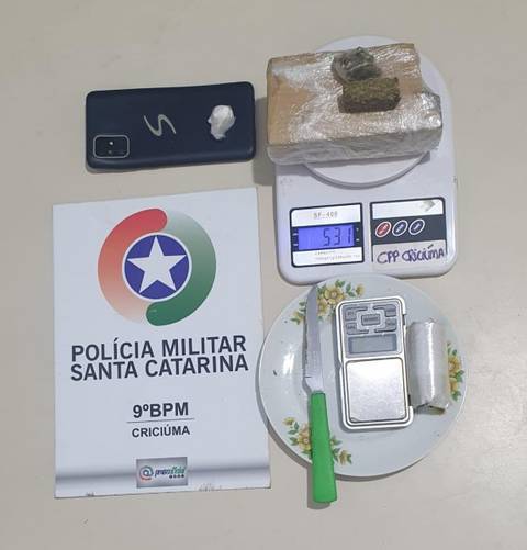 Homem esconde drogas em bolsa de cosméticos e acaba preso pela PM no bairro Maria Céu 