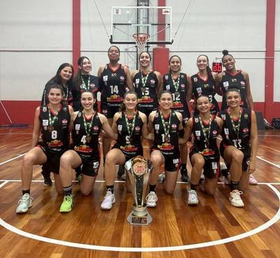 Sub-19 do Mampituba/SATC/FME fica com o 3º lugar no 1° torneio internacional de basquete feminino