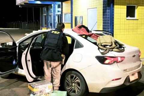 Vídeo: ações da PRF resultam em apreensões de quase 430 quilos de maconha em SC