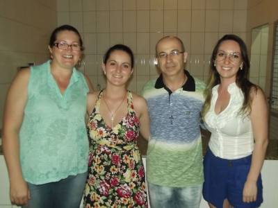 Colaboradores da Paróquia São Miguel em festa