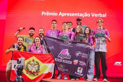 Estudantes da Escola Sesi são classificados para competição mundial promovida pela Fórmula 1