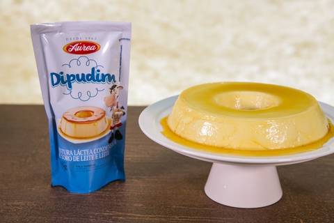Áurea Alimentos inova e lança mistura pronta para pudim de leite