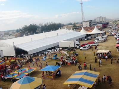 Estrutura ampliada para a 20ª Festa da Tainha