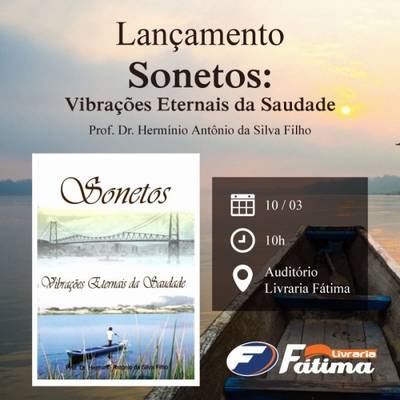 Livro será lançado na Livraria Fátima