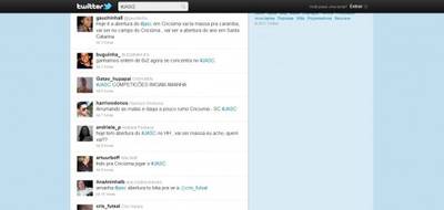 Jasc repercutindo no Twitter