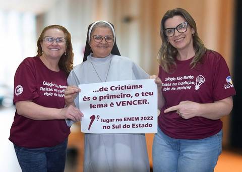 São Bento conquista 1º lugar no Sul de SC no Enem 2022