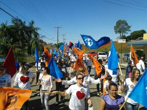 Nova Veneza junto com Evandro e Zé