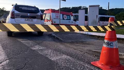 Identificado menino que morreu atropelado no bairro Metropol, em Criciúma