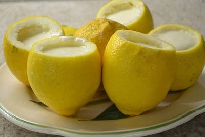 Mousse de limão siciliano