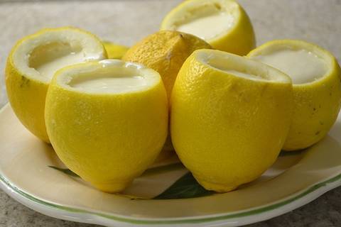 Mousse de limão siciliano