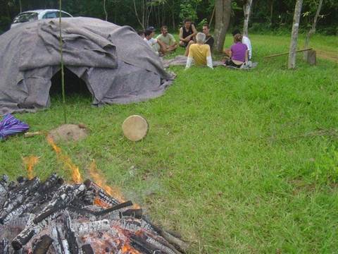 Oikos organiza ritual xamânico