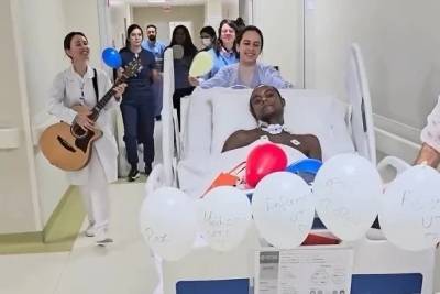 Após mais de 50 dias, bombeiro militar atropelado na SC-447 deixa a UTI