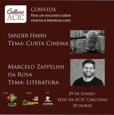 Cinema e literatura serão temas de palestra na Acic