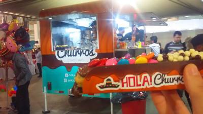 Churros Gourmet também é atração 
