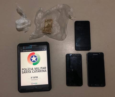 Homens são presos por tráfico de drogas em Criciúma 