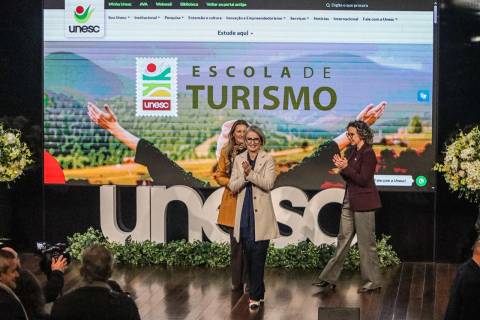 Fotos: Unesc lança a Escola de Turismo
