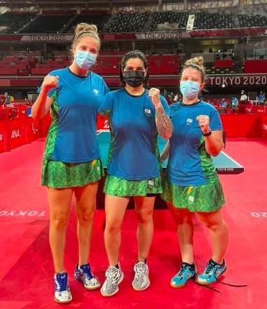Em equipe, Bruninha conquista mais uma medalha nos Jogos Paralímpicos de Tóquio
