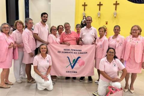Rede Feminina de Combate ao Câncer de Criciúma busca novas voluntárias