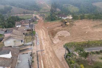 Orleans inicia obras de drenagem e prepara pavimentação da rua Azelino Bonetti